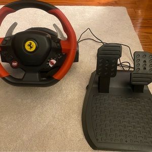 Thrustmaster Ferrrari 458 Spider RACING WHEEL w/Pedal - Series X/S and one.